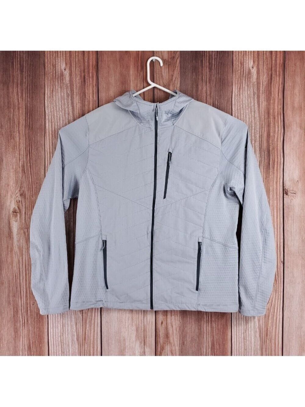 Under Armour Mens Size 3XL Gray Coldgear Reactor Exert Thermal Fleece Jacket